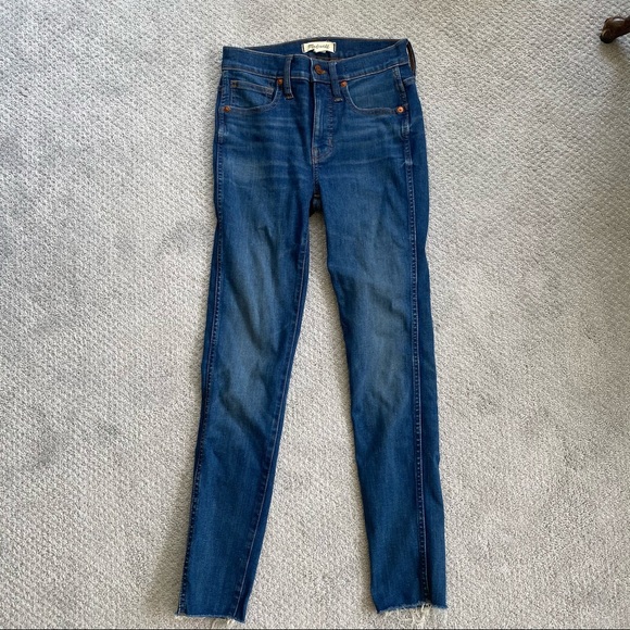Madewell 9” High Rise Skinny Jeans - Raw Hem - Picture 3 of 9